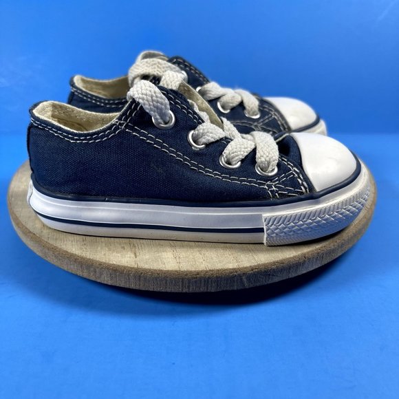 Converse Other - Converse Chuck Taylor All Star Toddler Navy Blue Low Top Sneakers Shoe Size 5